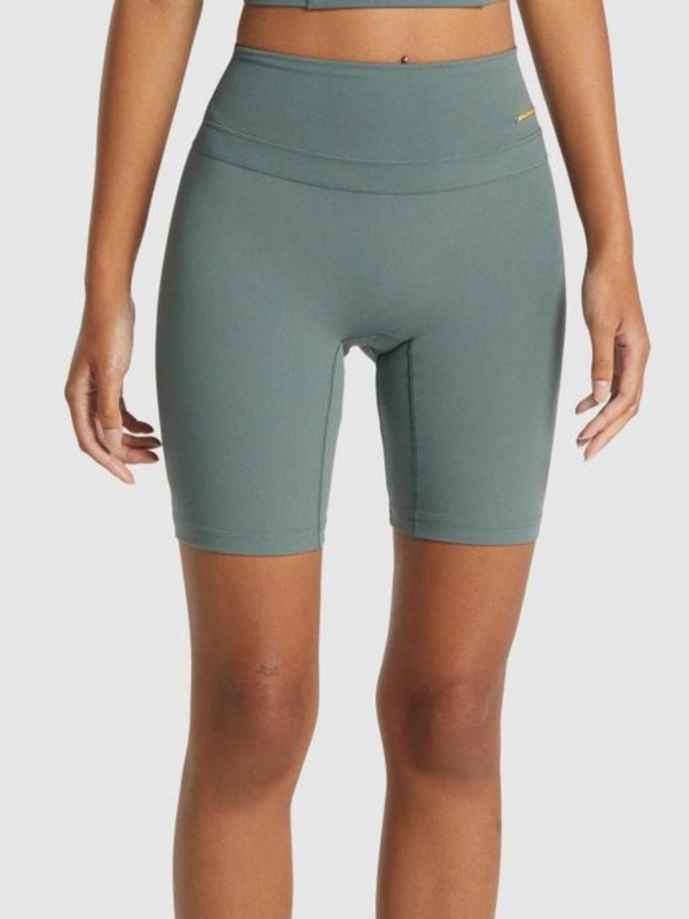 Gymshark X Whitney Simmons Bike Shorts Eucalyptus Green